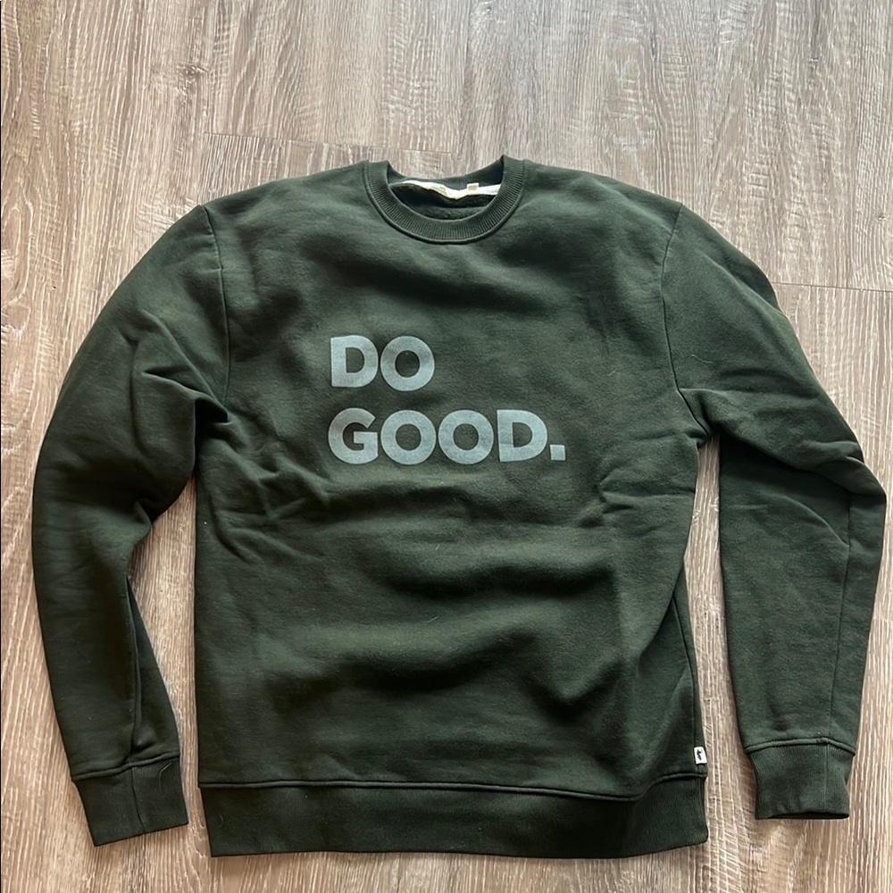 Men's Green 'Do Good' Cotopaxi Sweater